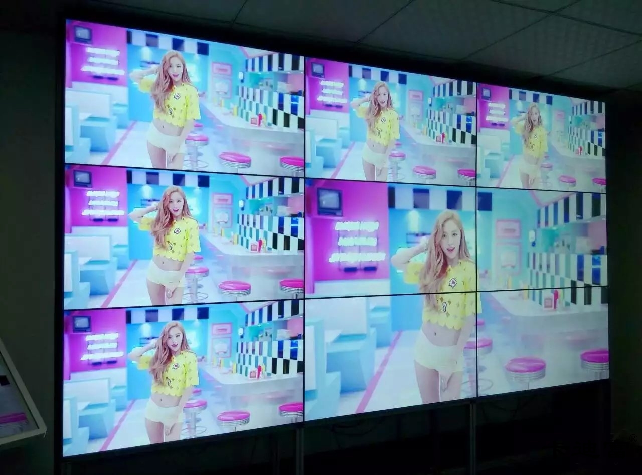 55寸商显拼接屏案例图 55寸商显拼接屏案例图