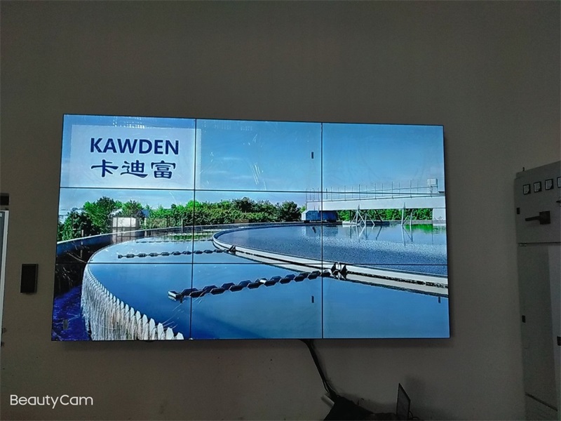 浙江杭州市污水处理中心中控显示大屏幕 浙江杭州市污水处理中心中控显示大屏幕