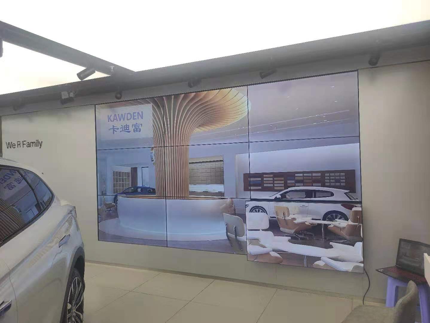 福建福州汽车4S店拼接屏展示图片2 福建福州汽车4S店拼接屏展示图片2