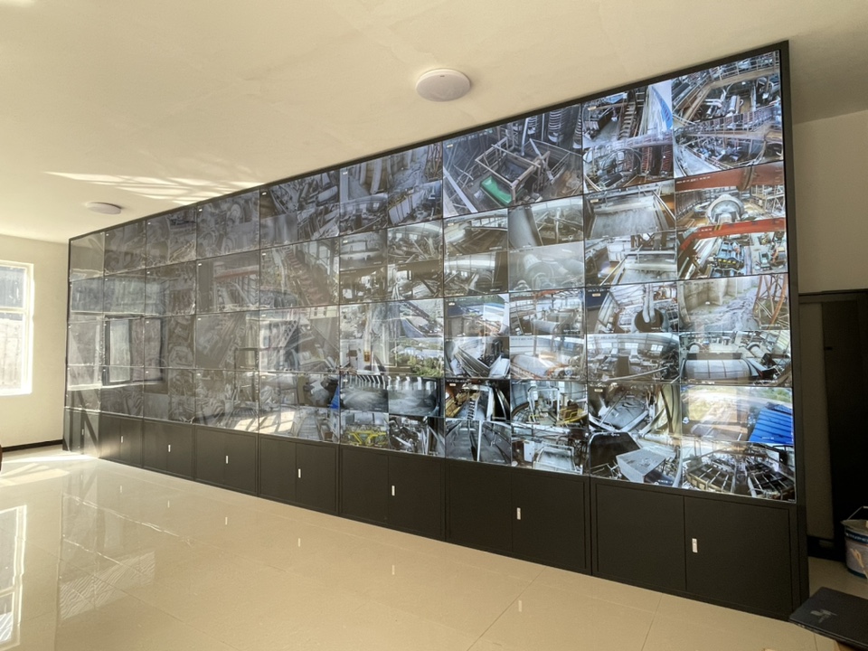 河北省承德市55寸4X8落地机柜安防监控大屏 河北省承德市55寸4X8落地机柜安防监控大屏