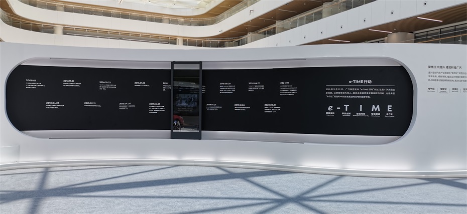 55寸OLED电容触摸屏7.14米长滑轨屏 55寸OLED电容触摸屏7.14米长滑轨屏