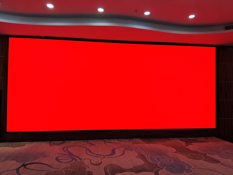 P2LED显示屏屏5.76x2.4米安装案例 P2LED显示屏屏5.76x2.4米安装案例