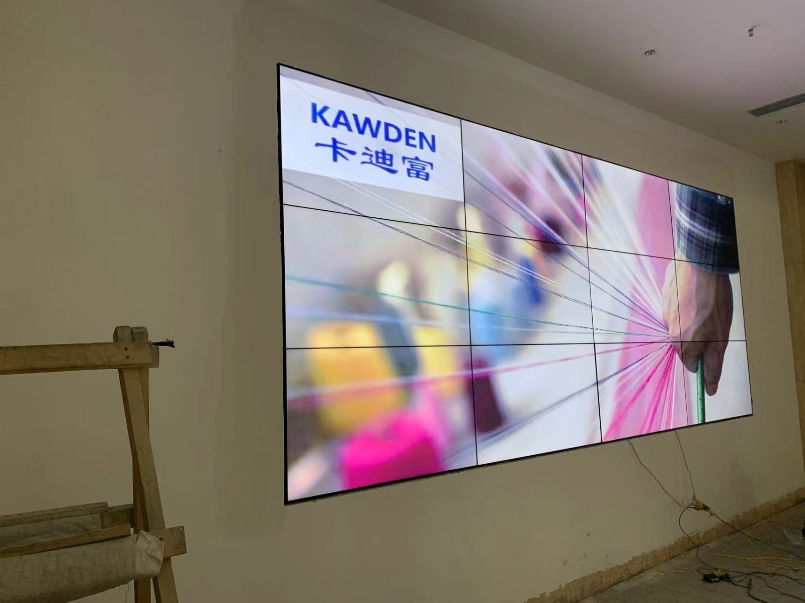 山西省临汾市某酒店项目55寸3.5MM3X4拼接屏 山西省临汾市某酒店项目55寸3.5MM3X4拼接屏