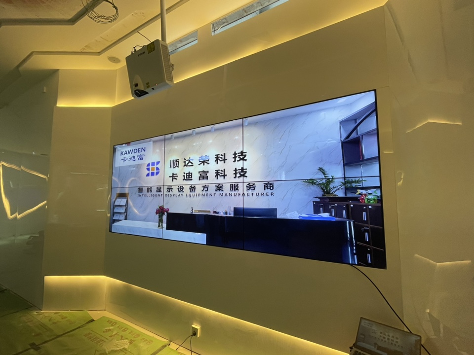 49寸3.5MM3X3拼接屏案例图片 49寸3.5MM3X3拼接屏案例图片
