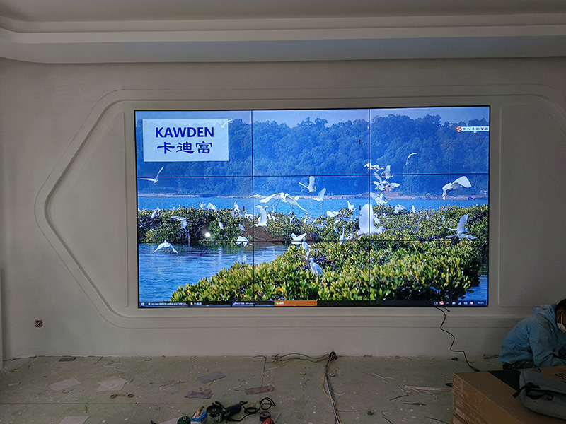 生态农业科技公司55寸3.5MM3X3拼接屏 生态农业科技公司55寸3.5MM3X3拼接屏