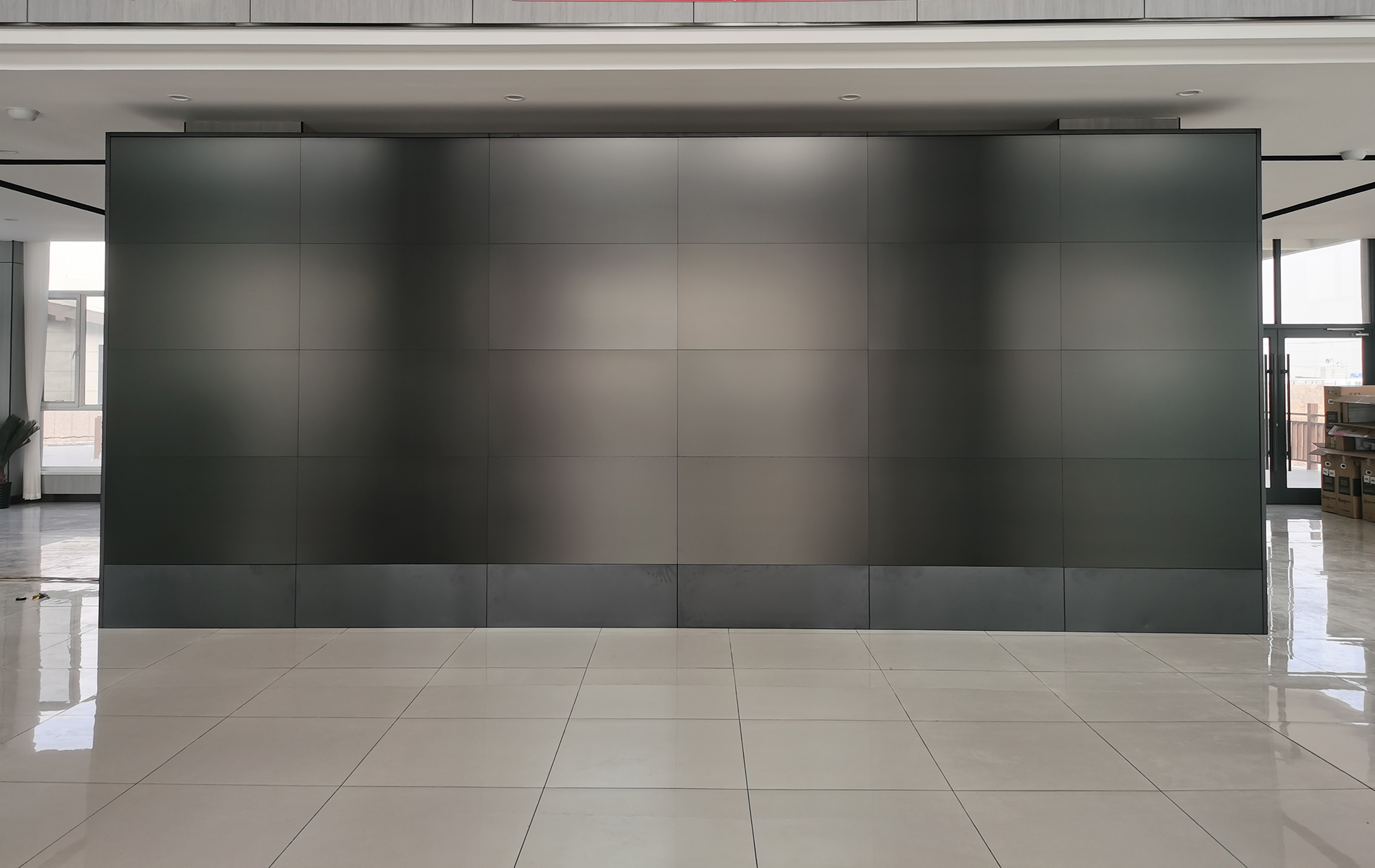 内蒙古杭锦后旗国家农业产业园区服务中心展示项目 55寸0.88MM拼接屏4X6 内蒙古杭锦后旗国家农业产业园区服务中心展示项目 55寸0.88MM拼接屏4X6