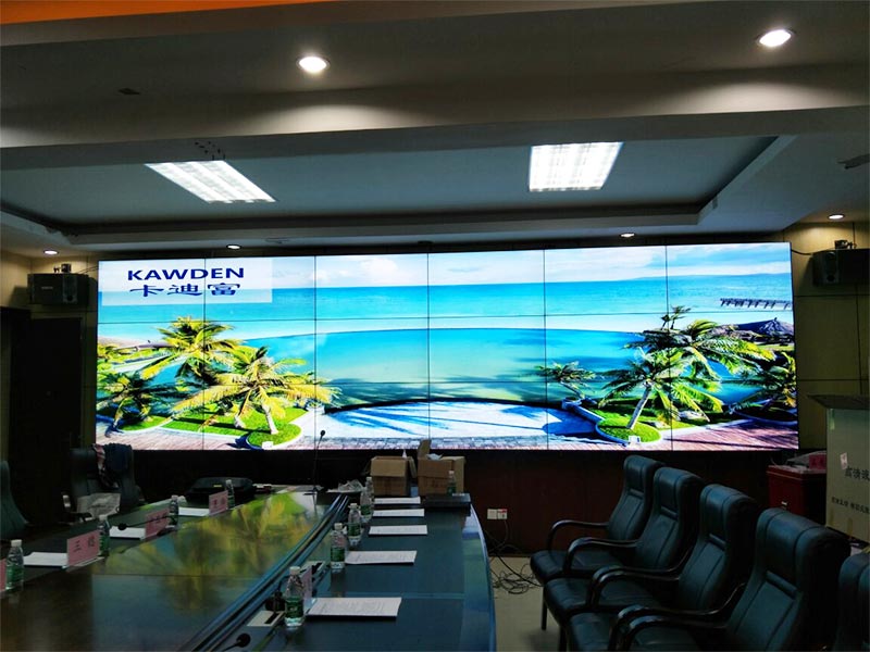 白沙黎族自治县委办公室拼接屏3x6前维护HDMI矩阵案例