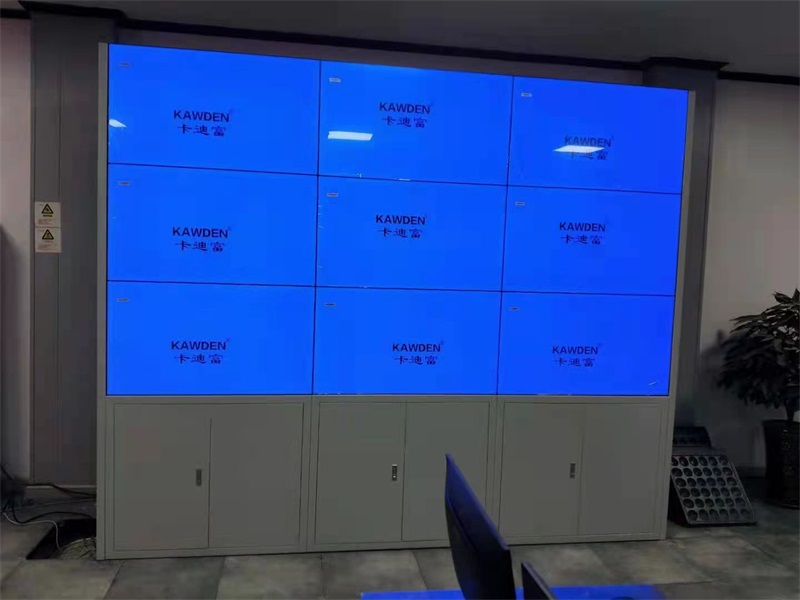 重庆市建材企业55寸拼接屏安装案例