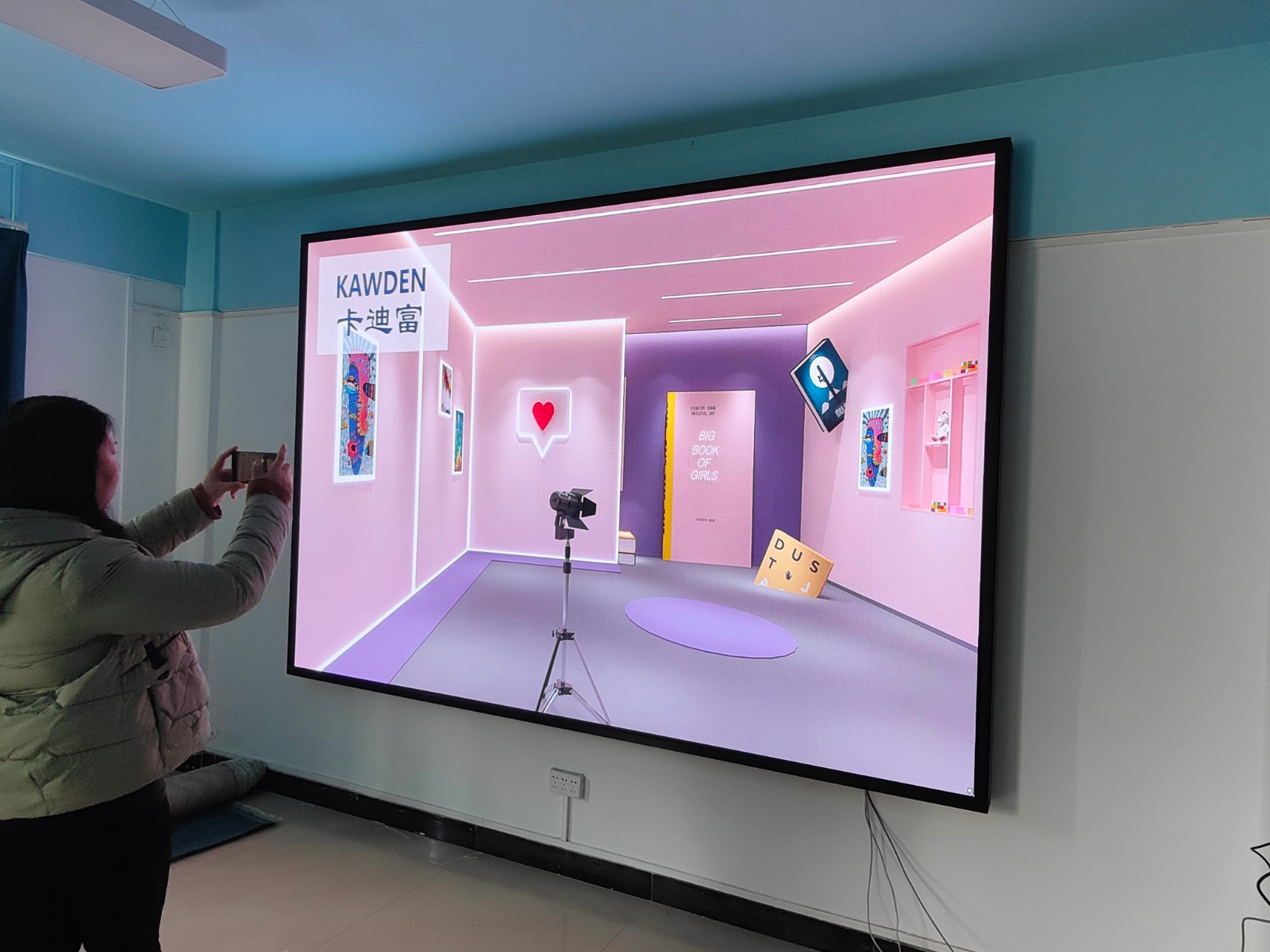 全彩LED屏P2 3*2M直播大屏 全彩LED屏P2 3*2M直播大屏