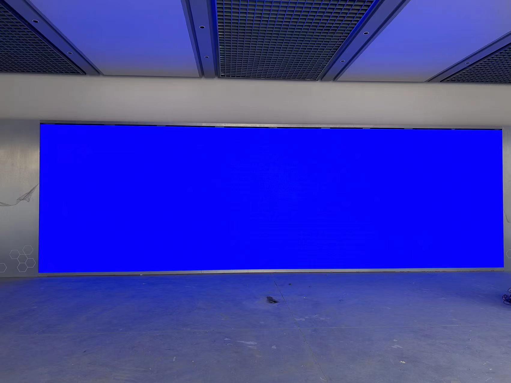 云南某新材料有限公司展示大屏led显示屏 云南某新材料有限公司展示大屏led显示屏