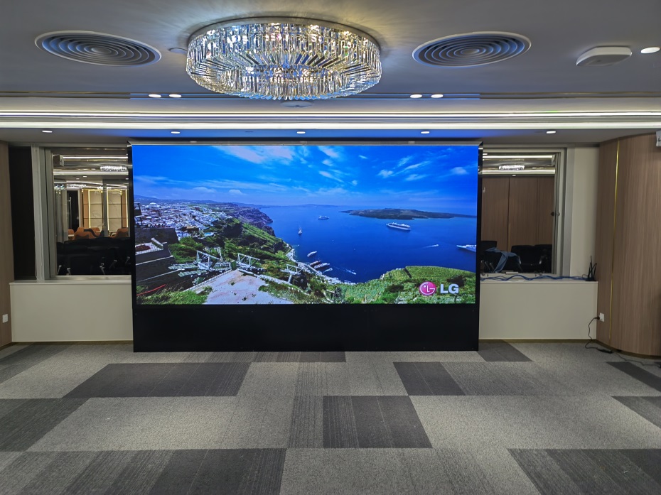 P2.0LED显示屏 3.52x1.92m高清大屏 P2.0LED显示屏 3.52x1.92m高清大屏