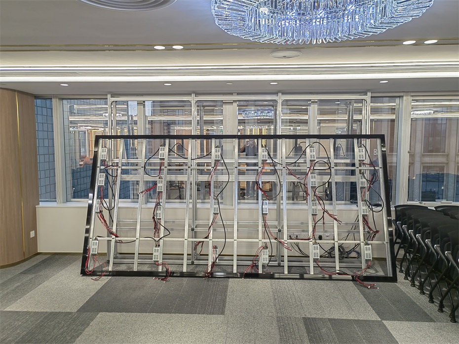 led显示屏落地支架加包边安装 led显示屏落地支架加包边安装