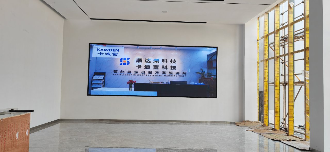 浙江省丽水市动力谷未来工厂项目:P1.53LED全彩显示屏(6.08m*2.4m) 浙江省丽水市动力谷未来工厂项目:P1.53LED全彩显示屏(6.08m*2.4m)