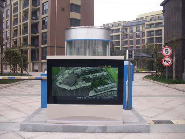 小区门口户外广告机案例图