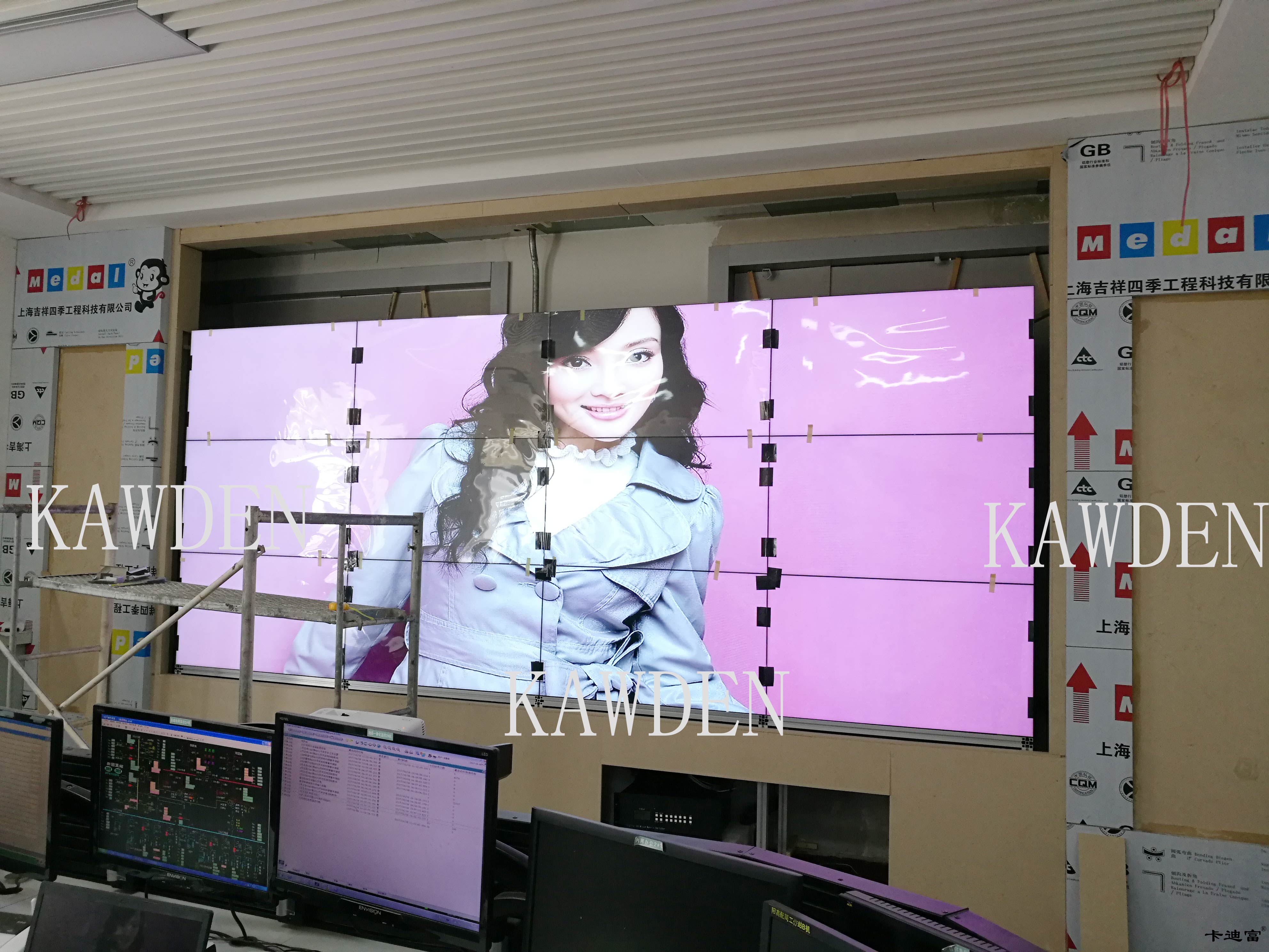 广西拼接屏展示案例图