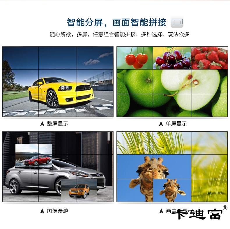 智能分屏，画面智能拼接