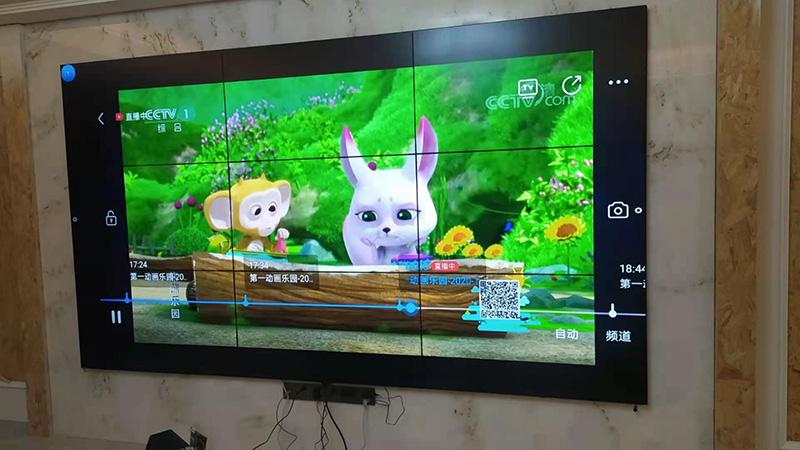 山东济南家庭影院55寸3x5188bet金宝搏亚洲下载最佳选择安装现场图片2