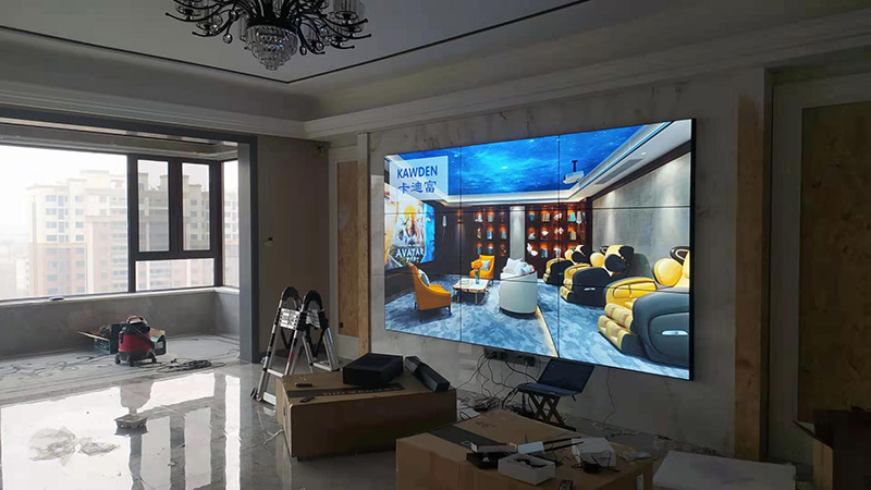 山东济南家庭影院55寸3x5188bet金宝搏亚洲下载最佳选择安装现场图片4