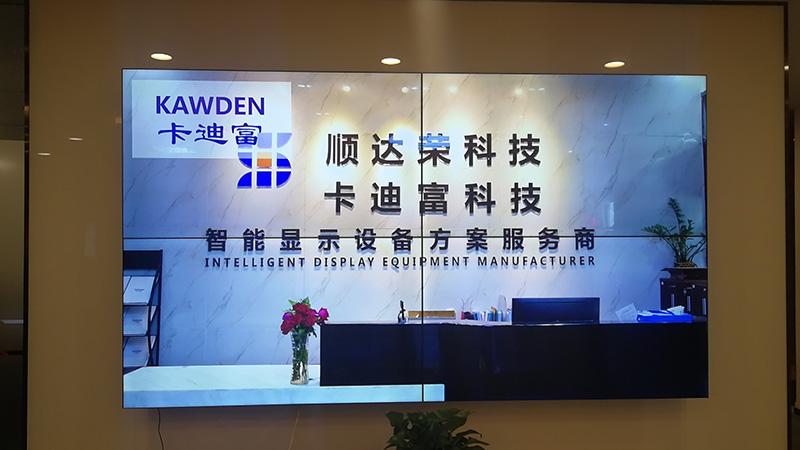 拼接屏壁挂安装案例图片2