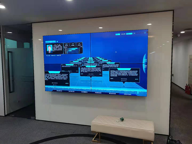 拼接屏壁挂安装案例图片3