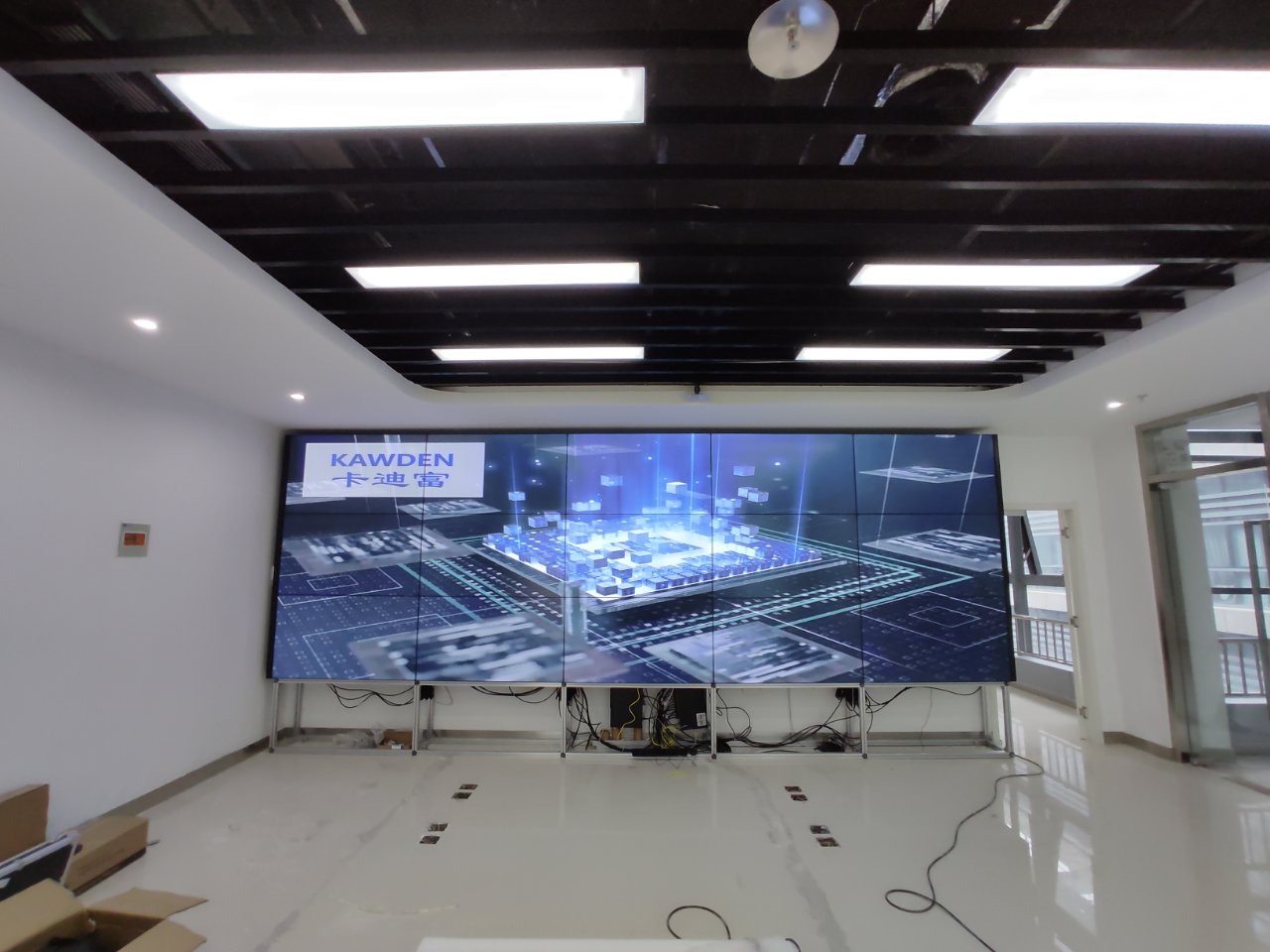 大数据控制中心55寸3.5拼接屏