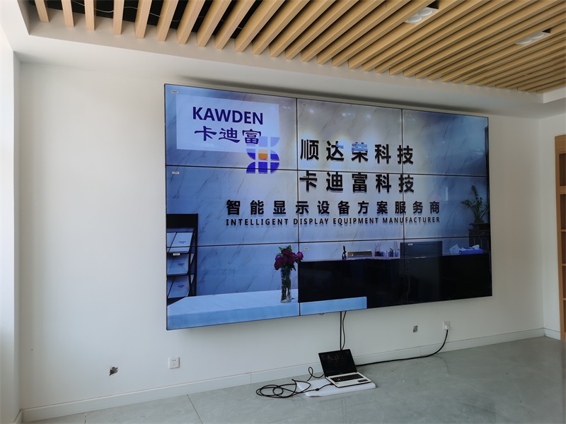 山东泰安市55寸3.5拼缝3X3壁挂188bet金宝搏亚洲下载最佳选择案例图片