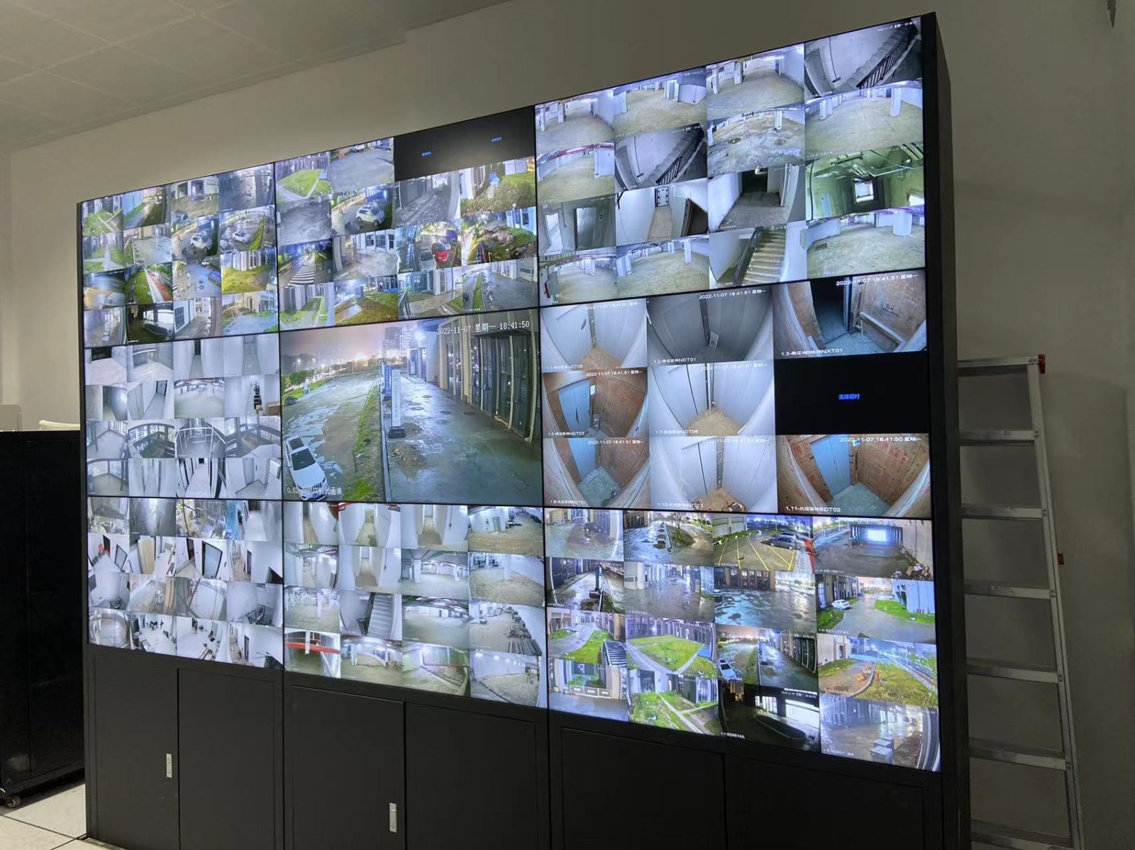 46寸188bet金宝搏亚洲下载最佳选择安防监控大屏效果