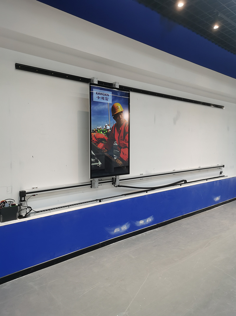 辽宁葫芦岛中铁十二局5米直线滑轨屏