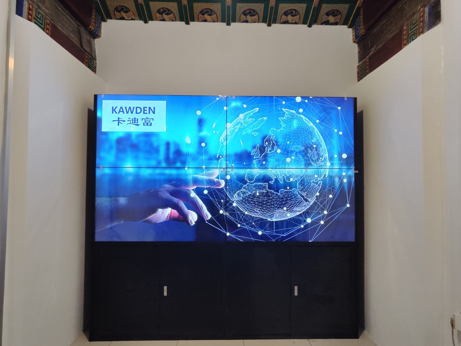 北京大观园55寸三合一机柜2X2188bet金宝搏亚洲下载最佳选择（安防监控大屏）