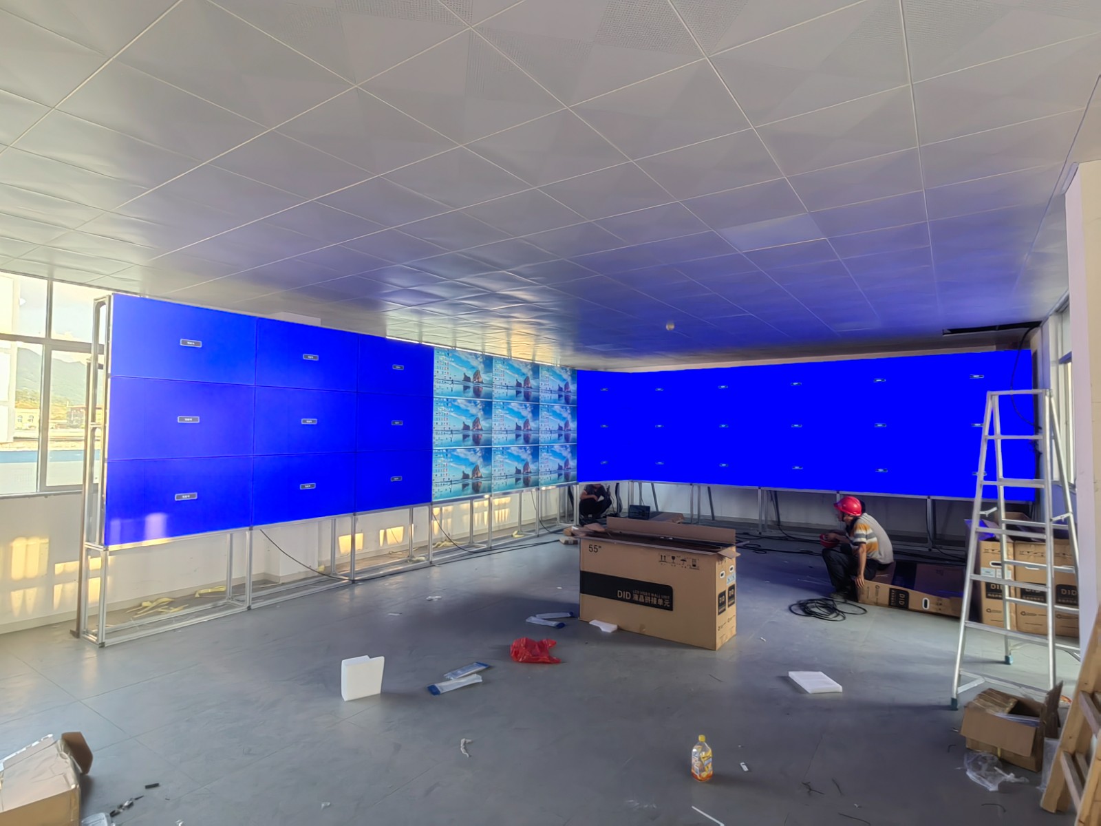 企业安防监控55寸3x12188bet金宝搏亚洲下载最佳选择案例展示图片