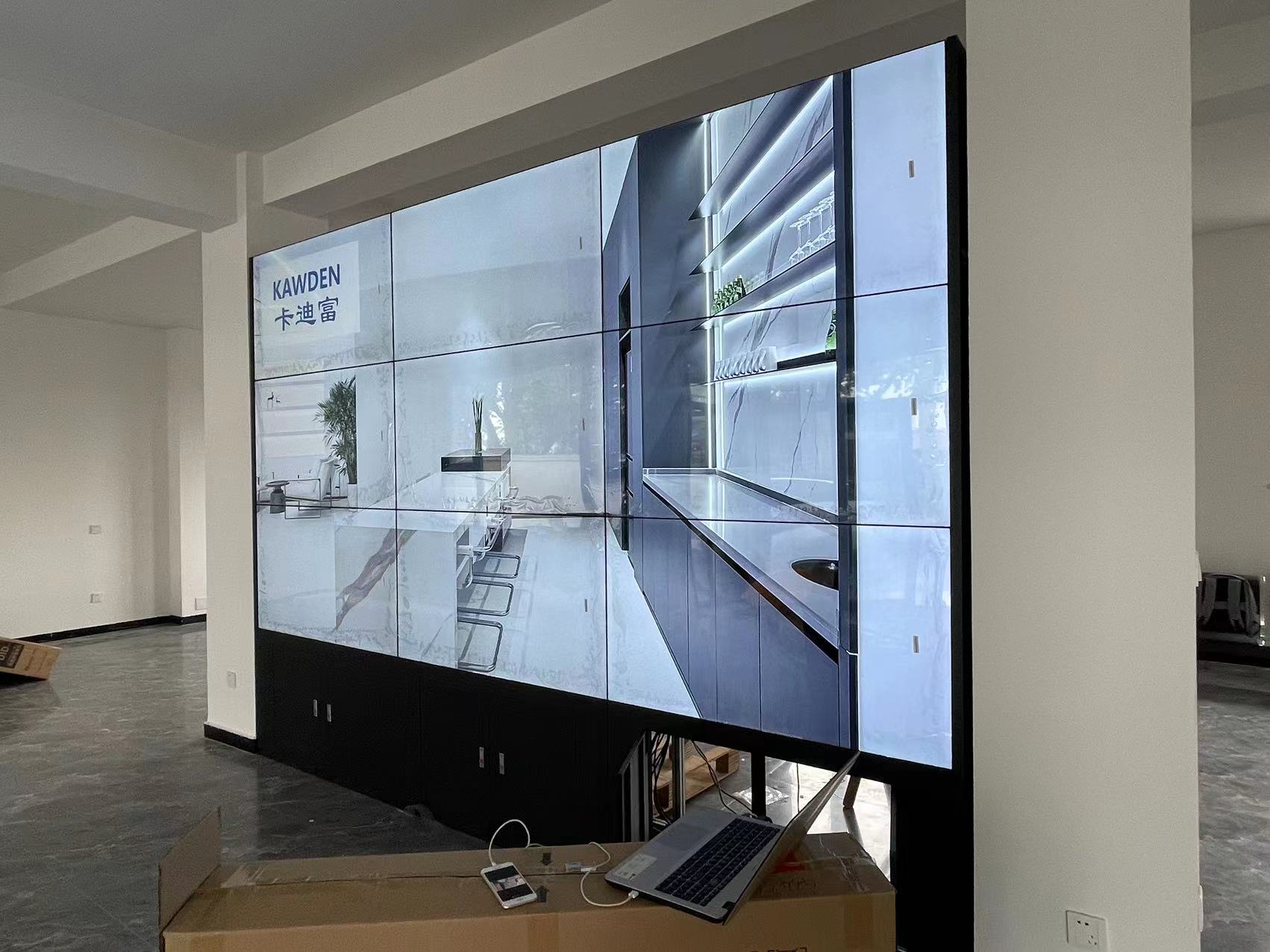 55寸3.5mm3X3188bet金宝搏亚洲下载最佳选择，机柜支架安装