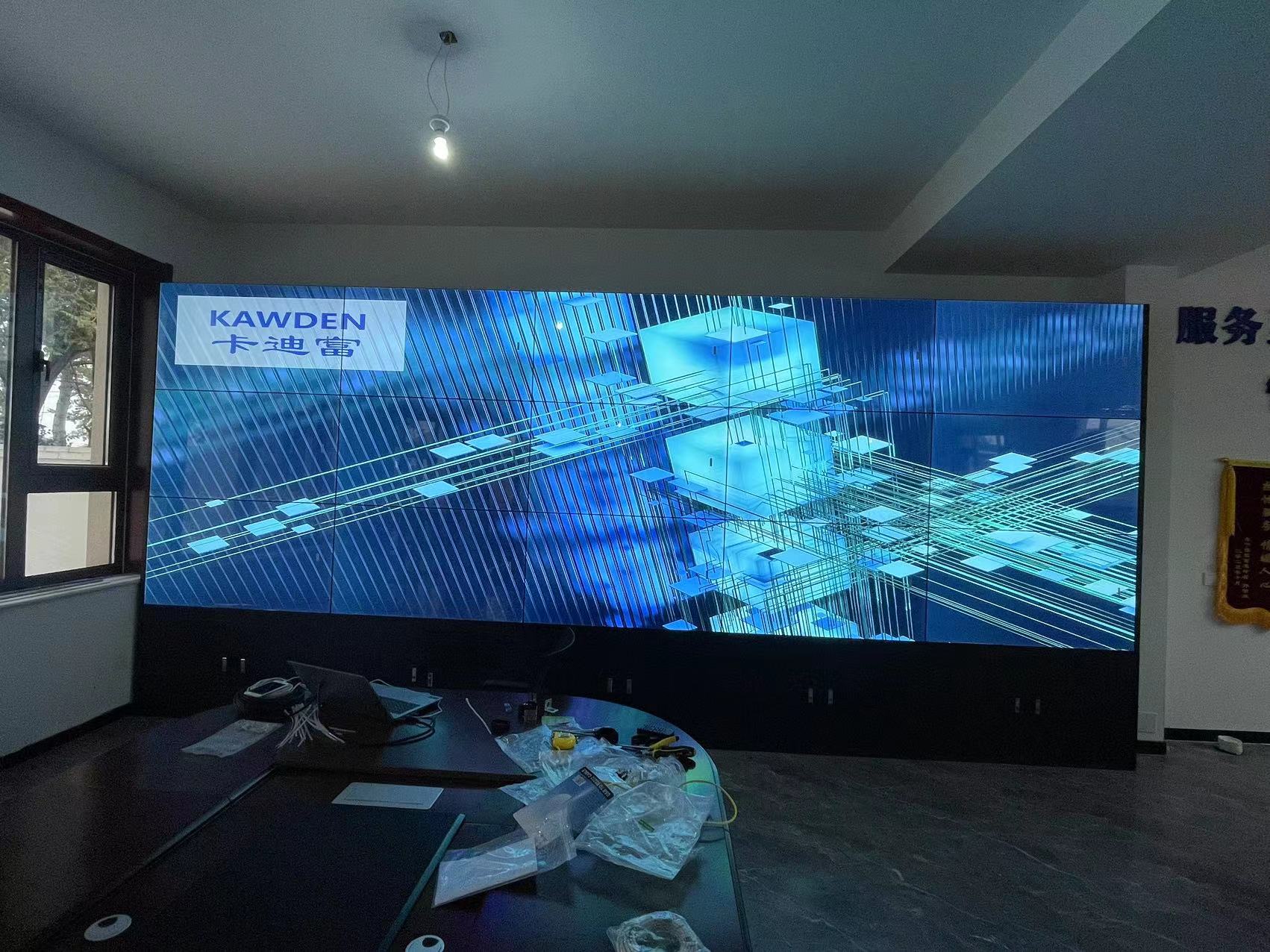 55寸3.5mm3X5188bet金宝搏亚洲下载最佳选择机柜支架安装案例图片