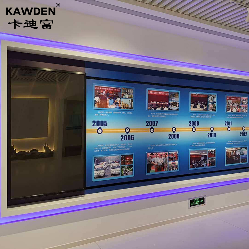 互动滑轨屏展示