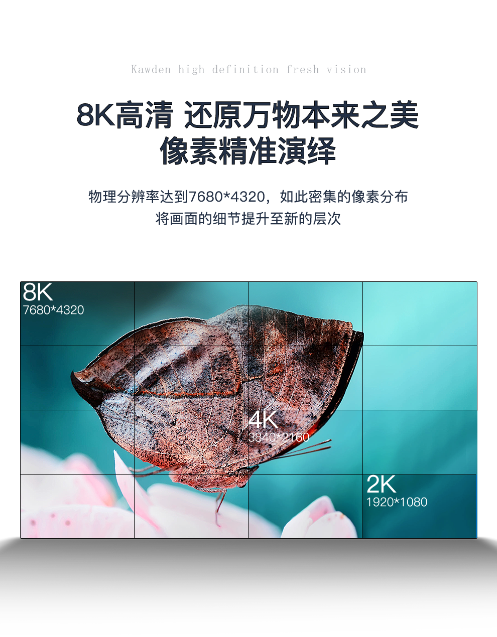 卡迪富/KAWDEN OPS4K高清188bet金宝搏亚洲下载最佳选择无缝大屏幕电视墙led监控高清显示器