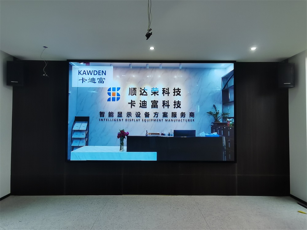 浙江省宁波市P1.86led显示屏3.52X2.08米展示项目顺利竣工