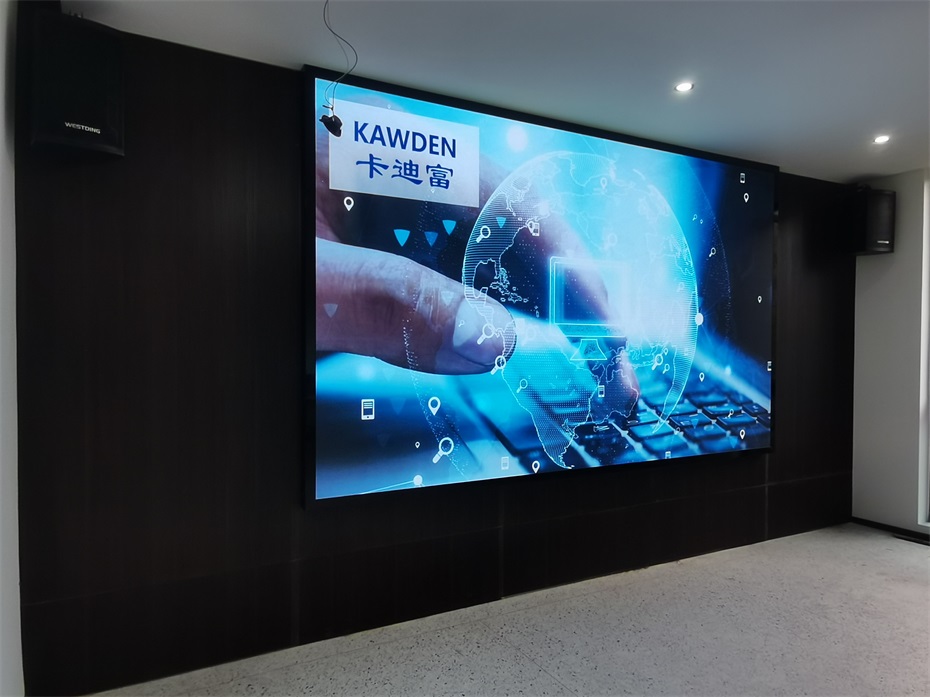 P1.86led显示屏3.52X2.08米展示项目案例图片