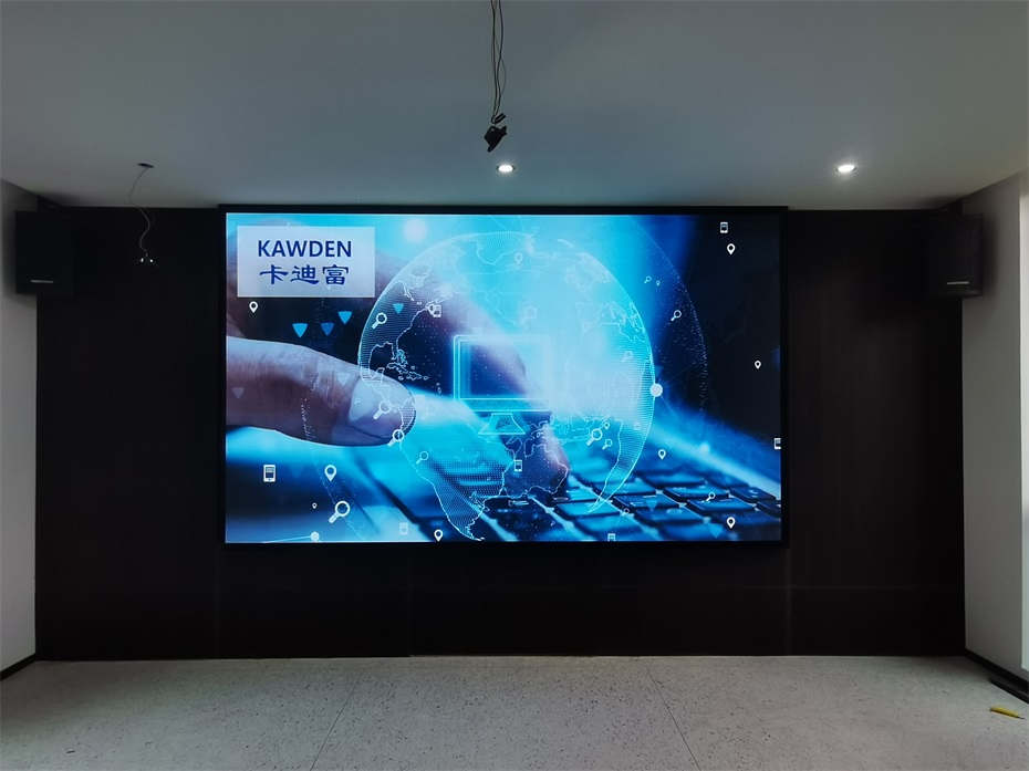 浙江P1.86led显示屏3.52X2.08米展示项目案例图片