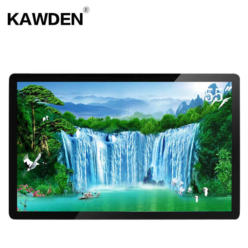 55inchi high definition intelligence multimedia advertising machine for building