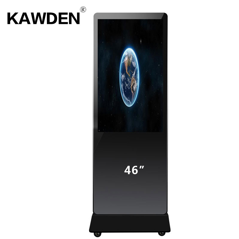 46inch stand-floor high definition multimedia android system touch screen query