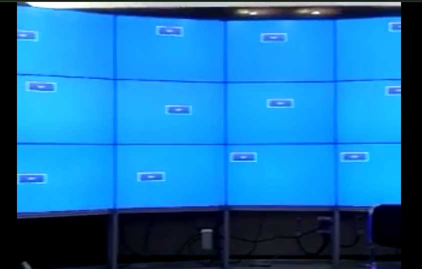 kawden全环通分布式云拼接弧形大屏幕拼接屏展示视频