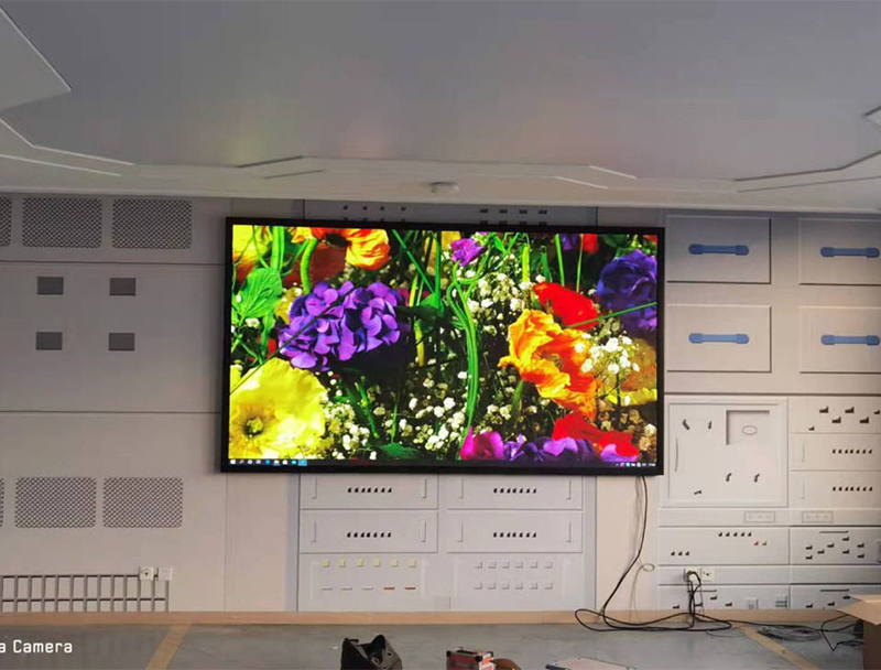 温州市新城实验学校P3全彩屏成功安装