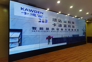 大屏幕拼接助力企业品牌形象展示_吉林省白城市通榆县65寸3.5MM3X5188bet金宝搏亚洲下载最佳选择