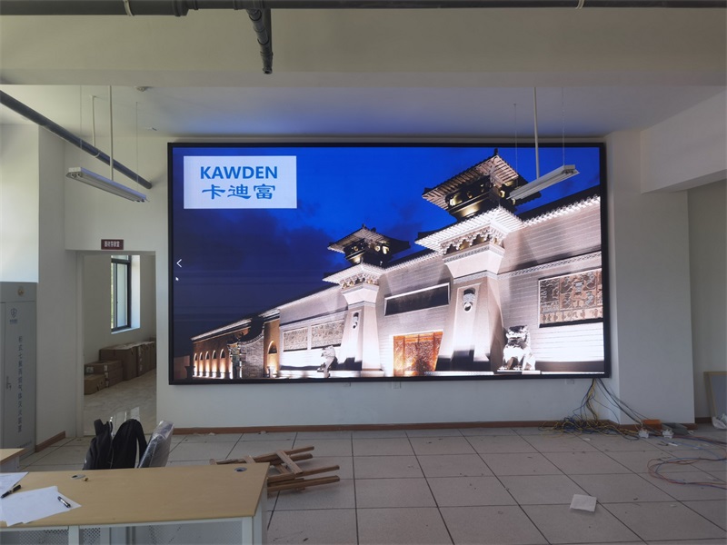 西藏林芝P2全彩屏13平方安装完成