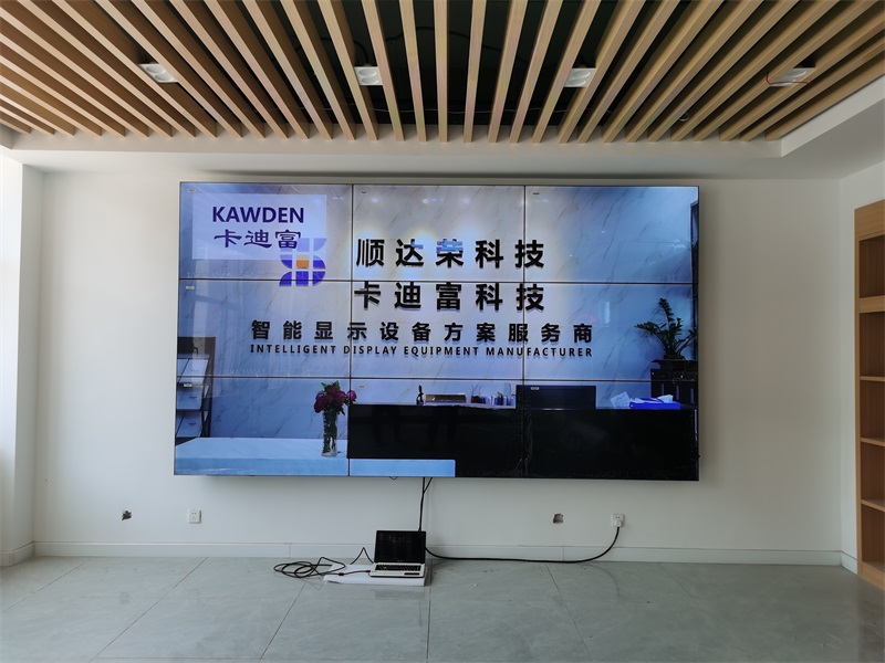 山东泰安市55寸3.5拼缝3X3壁挂188bet金宝搏亚洲下载最佳选择