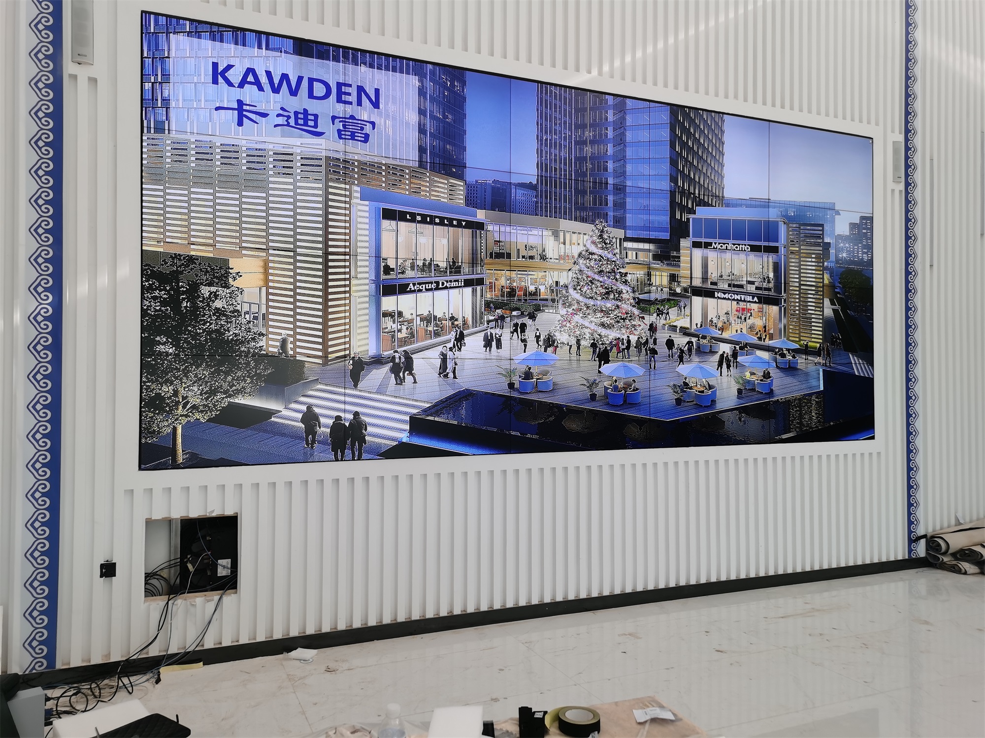 蒙牛牧场展厅55寸0.88mm4X5188bet金宝搏亚洲下载最佳选择
大屏幕