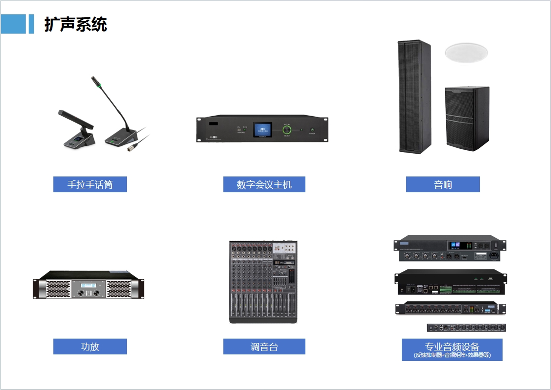 无纸化会议扩声系统