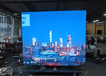 KAWDEN three fold screen, LED super large display screen, 158 inch LED full-color screen - adjustable folding belt