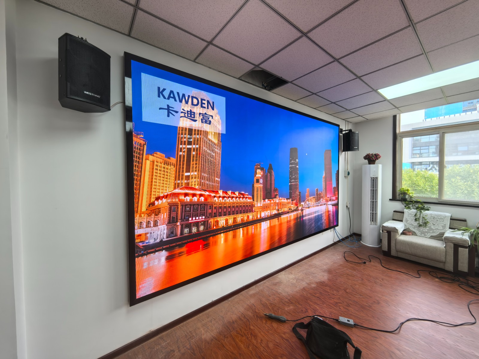 天津市南开区某公司P1.86 LED会议大屏项目案例图片